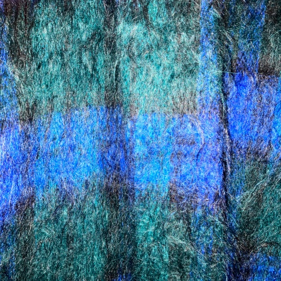 Authentic Scottish Tartan Mohair Coat with Scarf - Picture 8 of 11